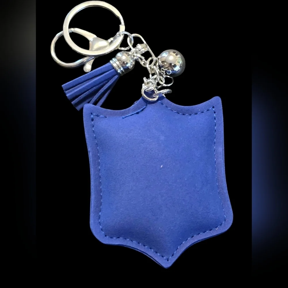 NFL Rhinestone Bag Charm Keychain